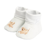 Wrendale Designs Little Wren Embroidered Baby Booties - Little Paws