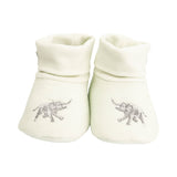 Wrendale Designs Little Wren Embroidered Baby Booties - Little Savannah