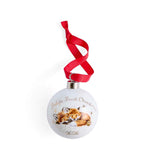 Wrendale Designs by Hannah Dale 2026 Limited Edition Christmas Bauble - Baby's First Christmas