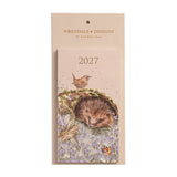 Wrendale Designs by Hannah Dale 2027 Magnetic Slim Memo Calendar - The Country Set