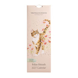 Wrendale Designs by Hannah Dale 2027 Slim Calendar - Feline Friends - Cats