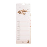 Wrendale Designs by Hannah Dale 2027 Slim Calendar - Feline Friends - Cats