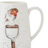 Wrendale Designs by Hannah Dale Christmas Posy Jug - A Little Red Robin