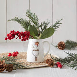 Wrendale Designs by Hannah Dale Christmas Posy Jug - A Little Red Robin