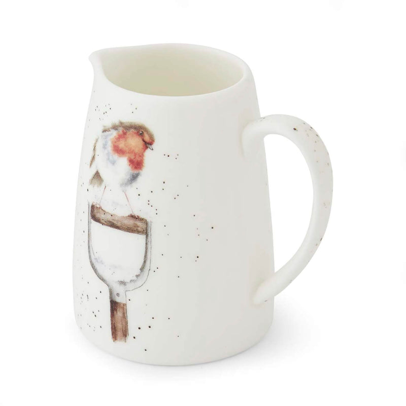 Wrendale Designs by Hannah Dale Christmas Posy Jug - A Little Red Robin