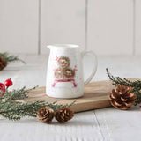 Wrendale Designs by Hannah Dale Christmas Posy Jug - Sledgehogs