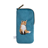 Wrendale Designs by Hannah Dale Embroidered Glasses Pouch - Daydreamer - Fox