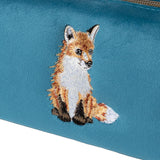 Wrendale Designs by Hannah Dale Embroidered Make Up Brush Bag - Daydreamer - Fox