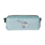 Wrendale Designs by Hannah Dale Embroidered Make Up Brush Bag - Wisteria Wishes - Hummingbird