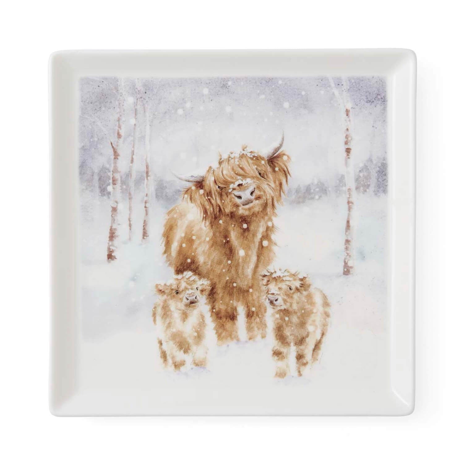 Buy Wrendale Designs | Fine China 23cm Square Plate - Highland Star ...