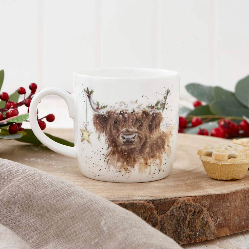 Wrendale Designs by Hannah Dale Fine China Mug - Highland Star