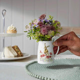 Wrendale Designs by Hannah Dale Fine China Posy Jug - Field of Flowers - Hare