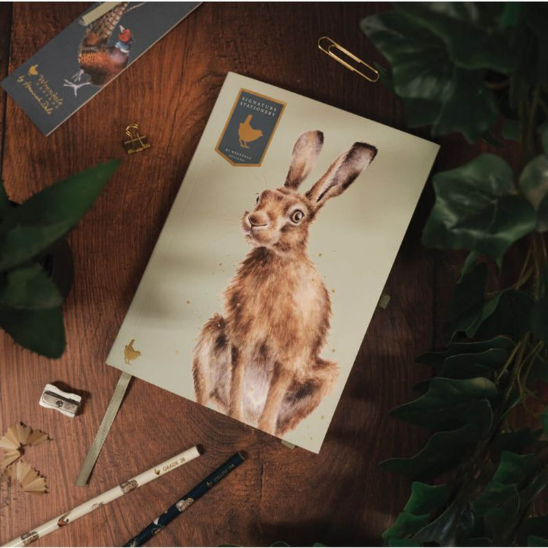 Wrendale Designs by Hannah Dale Signature A5 Notebook - Golden Hour - Hare