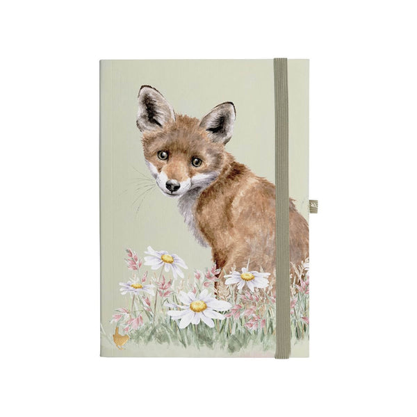 Wrendale Designs by Hannah Dale Signature A5 Notebook - The Waiting Game - Fox