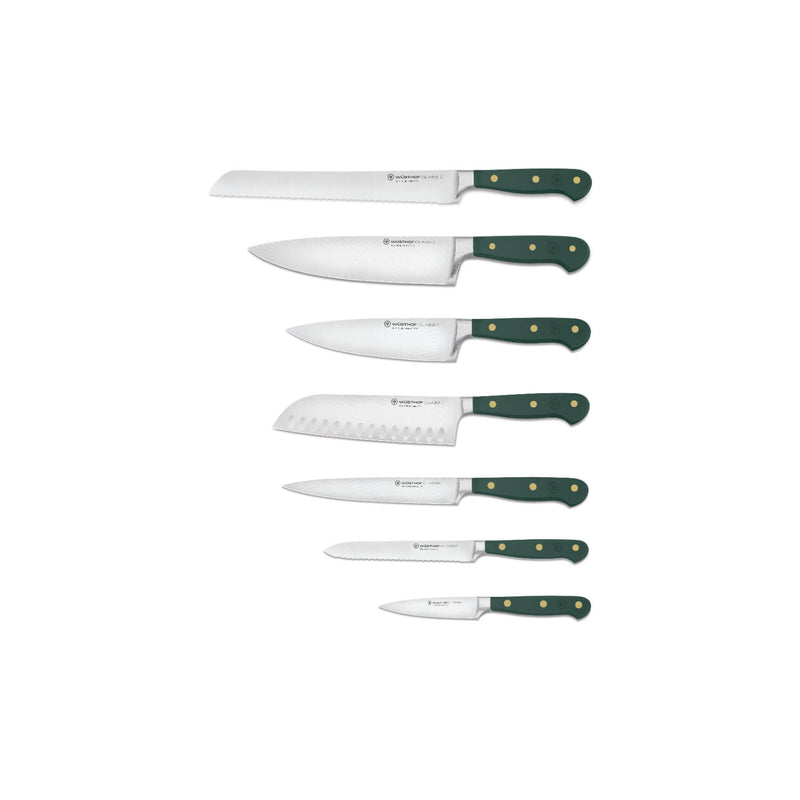 Wusthof Classic Designer 8-Piece White Knife Block Set - Rosemary