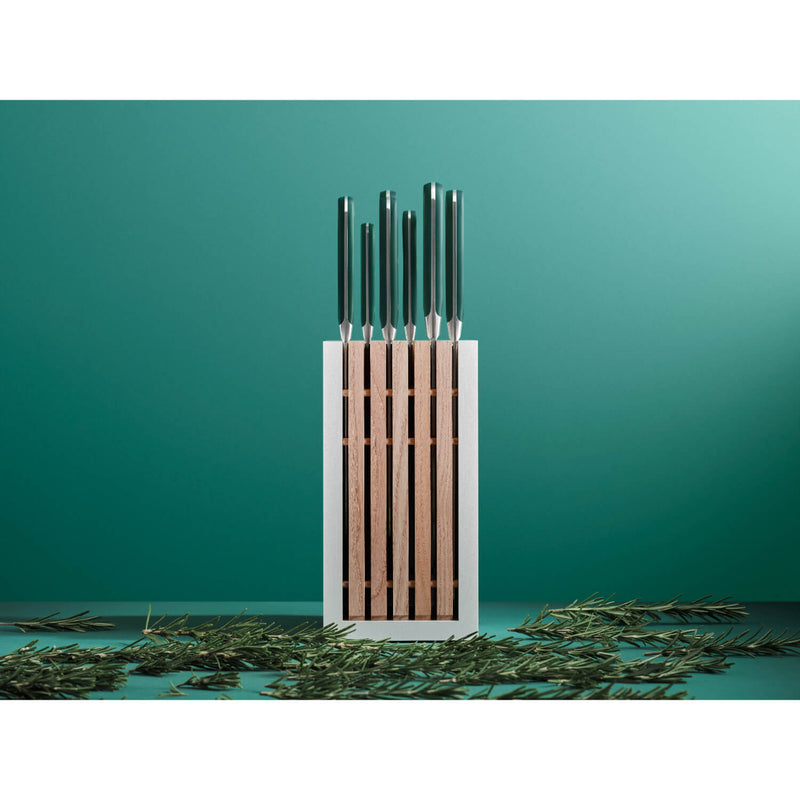 Wusthof Classic Designer 8-Piece White Knife Block Set - Rosemary