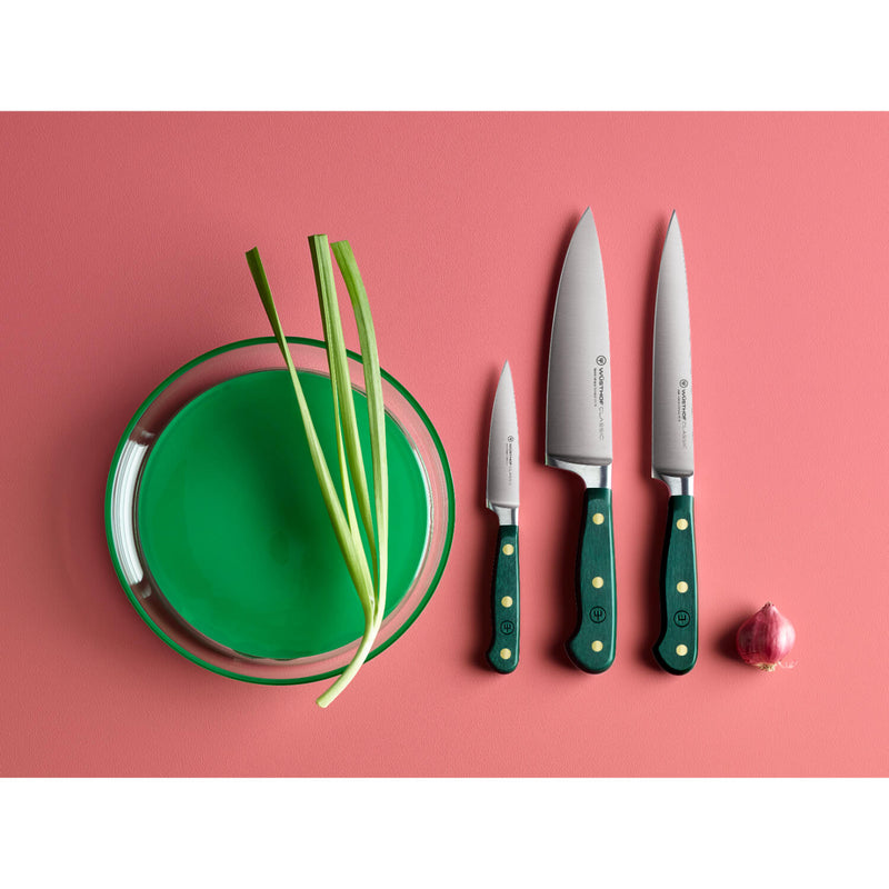 Wusthof Classic Designer 8-Piece White Knife Block Set - Rosemary