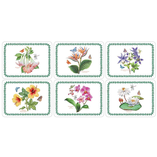 Portmeirion Botanic Garden Pimpernel Exotic Placemats - Set of 6