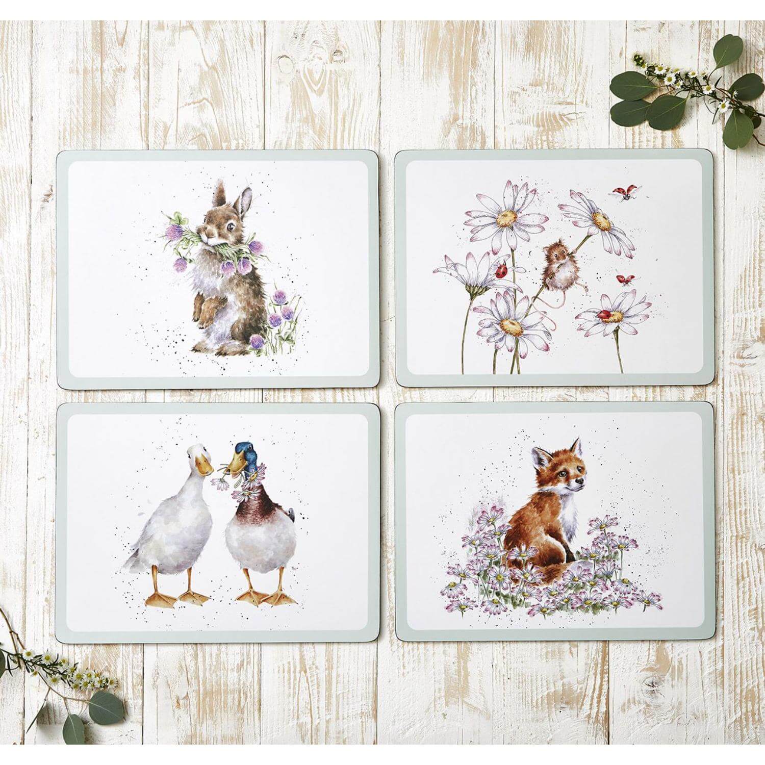 Buy Wrendale Designs 4Piece Large Placemats Set Wildflowers