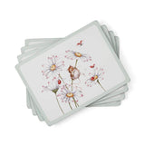 Wrendale Designs by Hannah Dale 4-Piece Large Placemats Set - Wildflowers