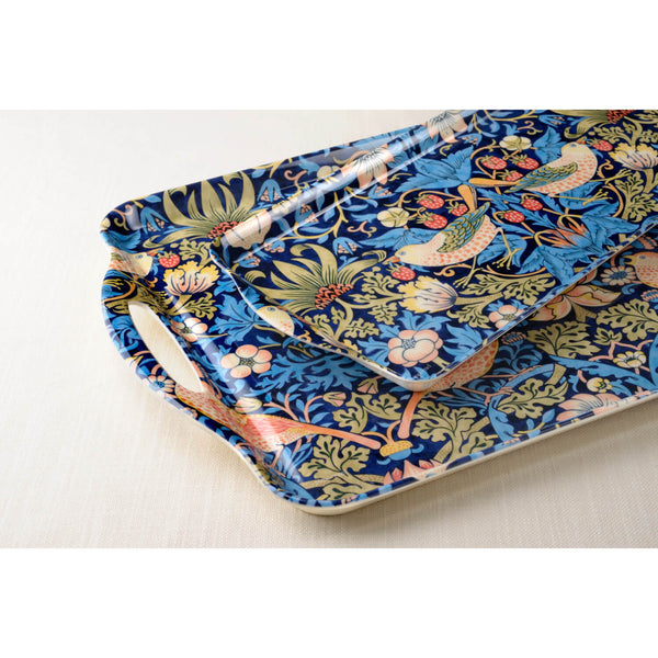 Morris & Co Strawberry Thief Sandwich Tray - Blue