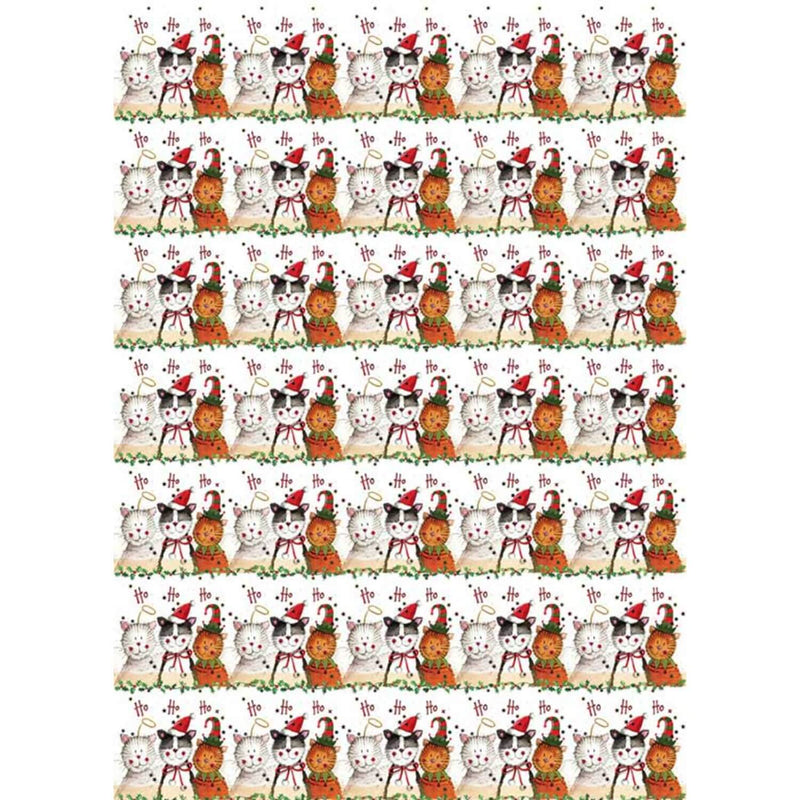 Alex Clark Christmas Gift Wrap & Tags - Cats