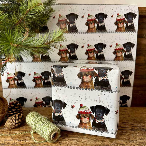 Alex Clark Christmas Gift Wrap & Tags - Dogs