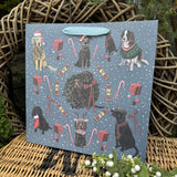 Alex Clark Christmas Large Gift Bag - Dogs