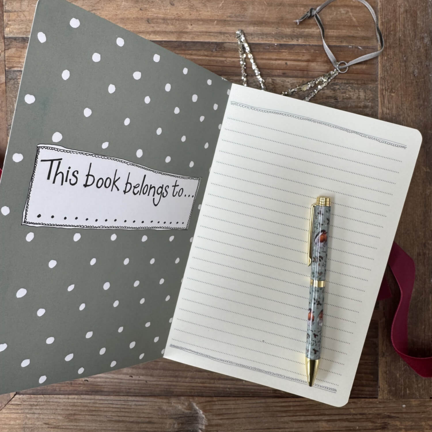 Buy Alex Clark | Christmas Large Chunky Notebook - Robins – Potters ...