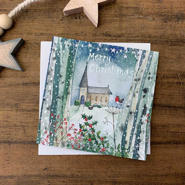 Alex Clark Little Starlight Christmas Card - Christmas Church