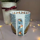 Alex Clark Christmas 400ml China Mug - Horse & Robin