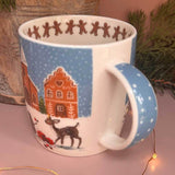 Alex Clark 400ml New Bone China Mug - Gingerbread Village