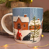 Alex Clark 400ml New Bone China Mug - Gingerbread Village