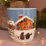 Alex Clark 400ml New Bone China Mug - Gingerbread Village
