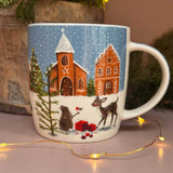 Alex Clark 400ml New Bone China Mug - Gingerbread Village