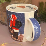 Alex Clark 400ml New Bone China Mug - Santa And His Friends