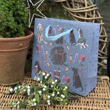Alex Clark Christmas Medium Gift Bag - Dogs