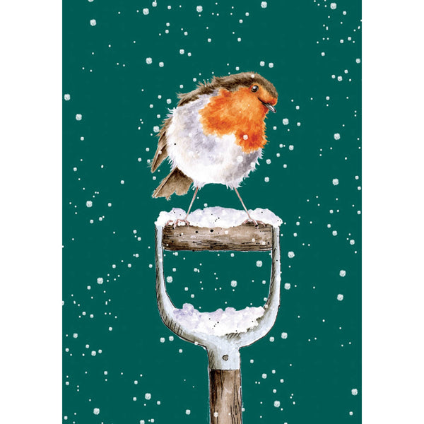 Wrendale Designs by Hannah Dale Christmas A6 Notebook - A Little Red Robin