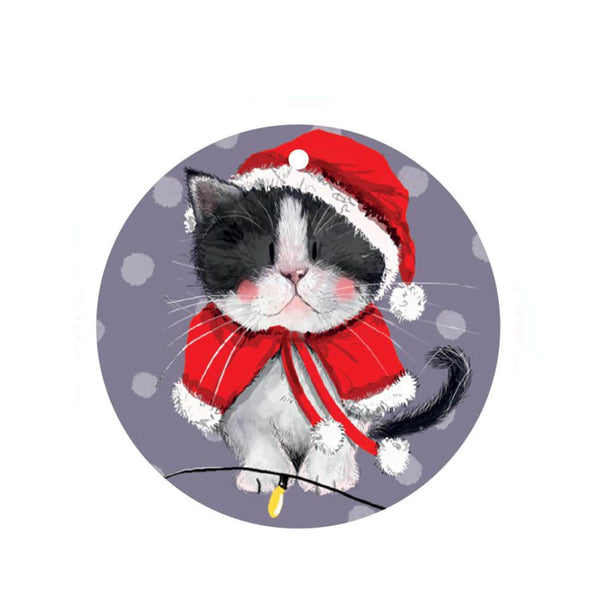 Alex Clark Christmas Pack Of 4 Gift Tags - Cats