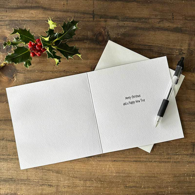 Alex Clark Christmas Card - Brother - Robin