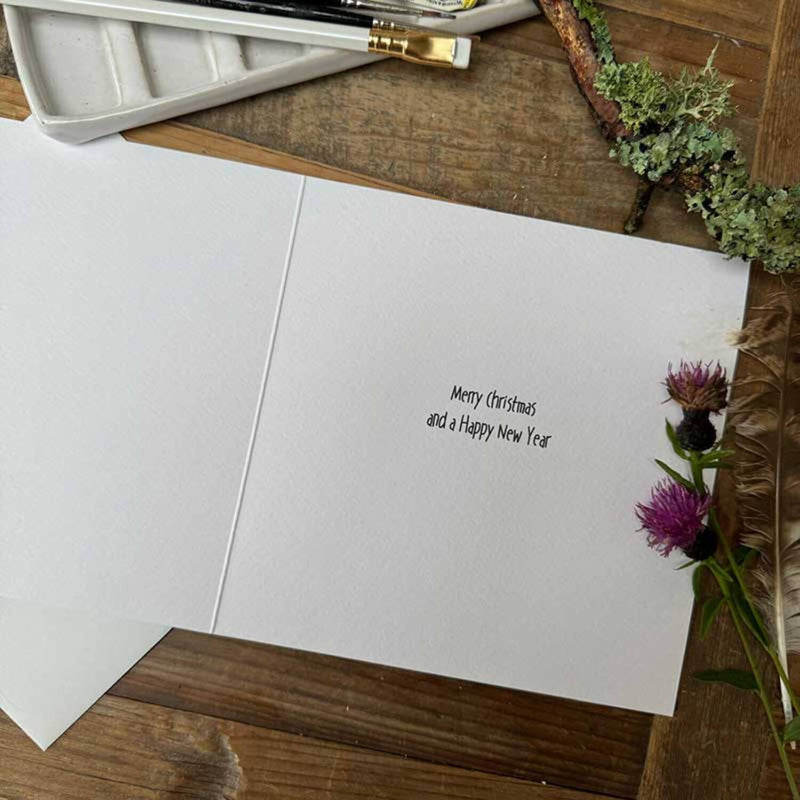 Alex Clark Christmas Card - Merry Christmas Mum - Black Labrador