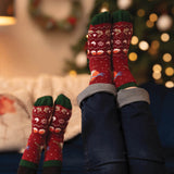Wrendale Designs by Hannah Dale Childrens 6 to 8½ Bamboo Christmas Socks - Season's Tweetings - Robin