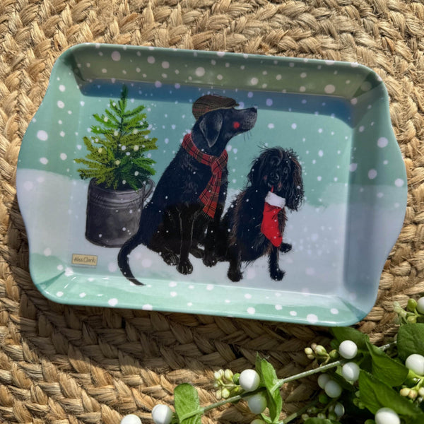 Alex Clark Christmas Melamine Small Tray - Sprout's Stocking