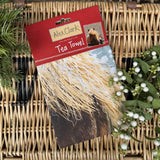 Alex Clark Christmas 100% Cotton Tea Towel - Horse And Robin