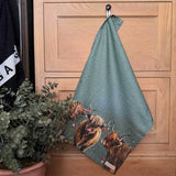 Alex Clark Christmas 100% Cotton Tea Towel - Highland Cows