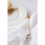 Yvonne Ellen Set Of 4 Bone China Cake Forks - Bee