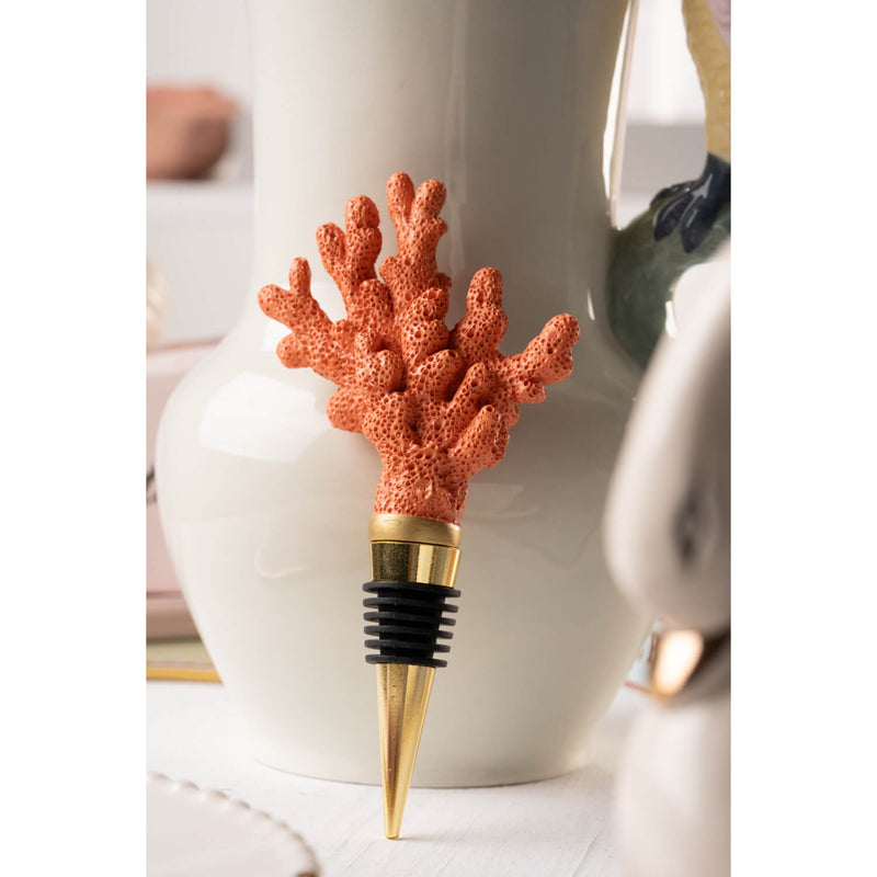 Yvonne Ellen Coral Bottle Stopper