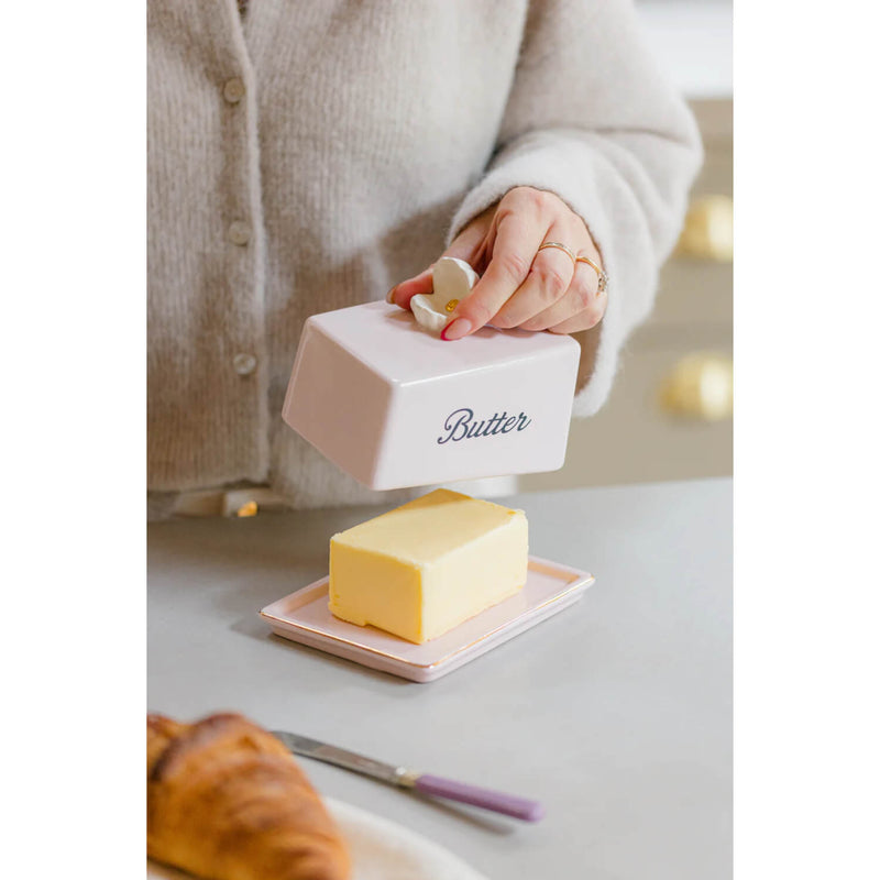 Yvonne Ellen Butter Dish - Shell