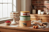 Yvonne Ellen Set Of 3 Round Cake Tins - Lobster, Elephant & Ibis