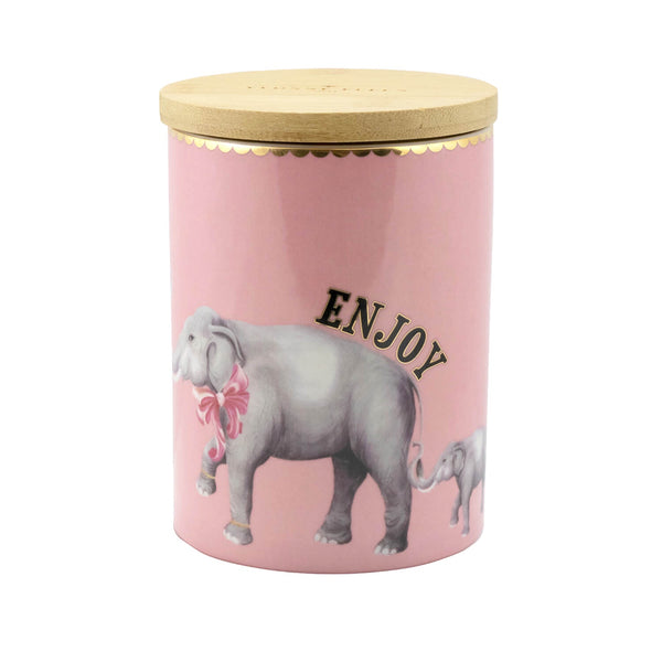Yvonne Ellen Fine China Medium Storage Jar - Elephant